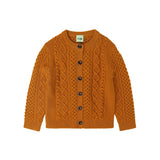Fub :: Aran Cardigan Burnt Amber