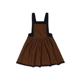 Fub :: Checked Spencer Dark Navy/Burnt Amber