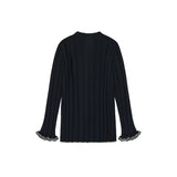 Fub :: High Neck Blouse Dark Navy