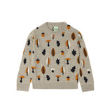 Fub :: Jaquard Sweater Oat Melange