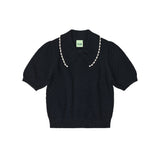 Fub :: Pointelle Polo Dark Navy