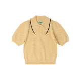Fub :: Pointelle Polo Wheat
