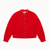 Fub - Rib Cardigan Classic Red