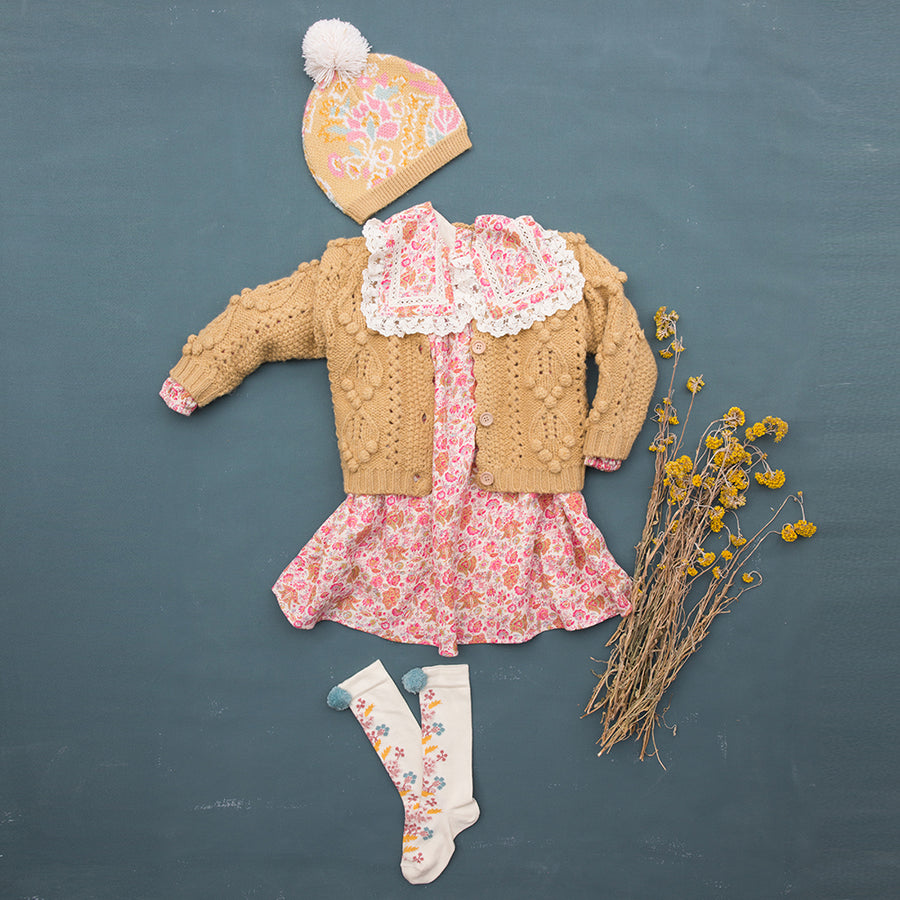 Louise Misha :: Dress Arinola Cream Flower Fields