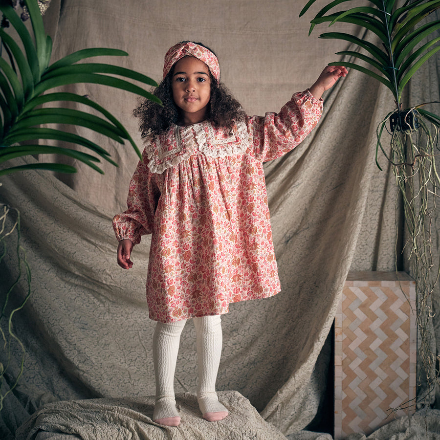 Louise Misha :: Dress Arinola Cream Flower Fields