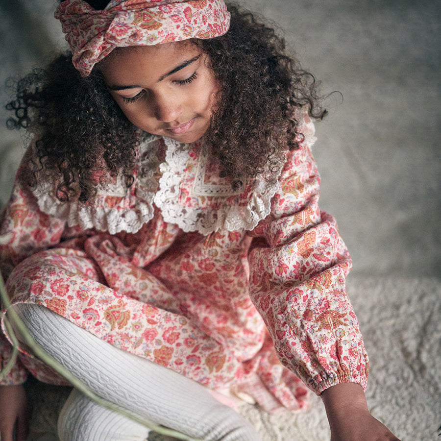 Louise Misha :: Dress Arinola Cream Flower Fields