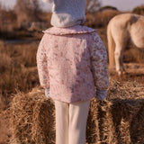 [Drop 2] Louise Misha - Coat Jilou Pink Linden Blossom - Cream Carnation Vale