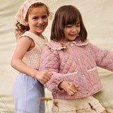 Louise Misha -  Jacket Joulia Pink Pomelo Checks