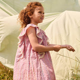 Louise Misha -  Dress Martine Pink Pomelo Checks