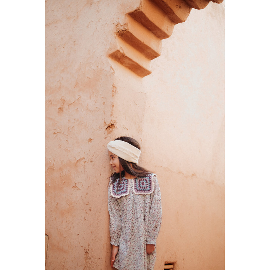 Louise Misha :: Dress Warise Cream Retro Pansy