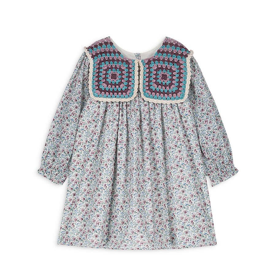 Louise Misha :: Dress Warise Cream Retro Pansy