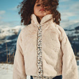 Louise Misha :: Jasmina Reversible Jacket Cream Columbine Hill