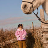 Louise Misha - Reversible Coat Jasmina Raspberry Checks