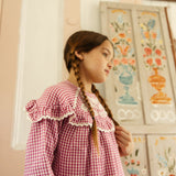 Louise Misha - Dress Orana Raspberry Checks