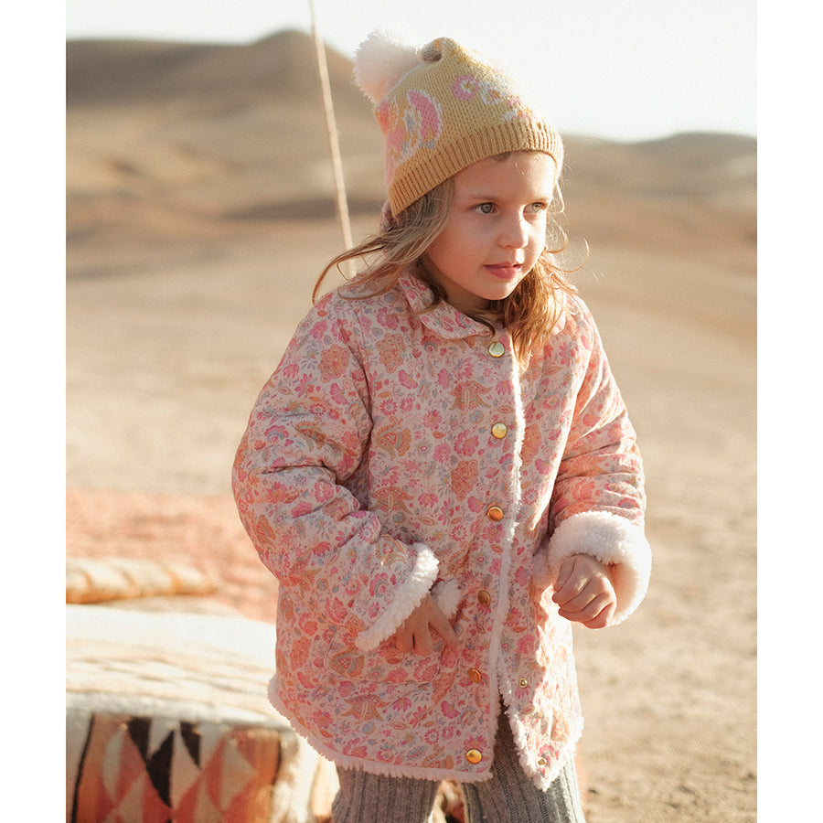Louise Misha :: Coat Dalila Cream Flower Fields