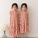[Exclusive] Bonjour Diary - Ibiza Dress Pink Garden Flowers Print