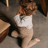 Silly Silas :: Granny Teddy Footless (무발) Cotton Tights Peanut Blend
