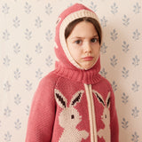 Hello Simone - Ziply Cardigan Rabbit Rose