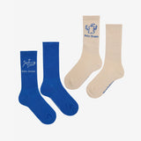 Bobo Choses :: Happy Worm & Reading Crocodile Long Socks Pack
