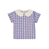 Hello Simone -  Carlie Blouse Pomponette Blue