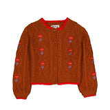 Hello Simone :: Lison Cardigan Cable Knit Hazelnut