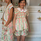 Bachaa -  Sunbeam Blouse & Short Set Arabesque Print