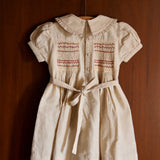 Bonjour Diary - Handsmock Dress Natural Cotton Flex