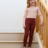 Iver and Isla :: Pima Snap Turtleneck Blush