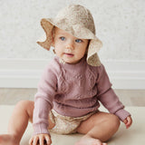 Jamie Kay :: Organic Cotton Noelle Hat Chloe Floral Egret