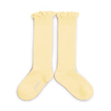 Collegien :: Josephine Lace Trim Knee High Socks 039