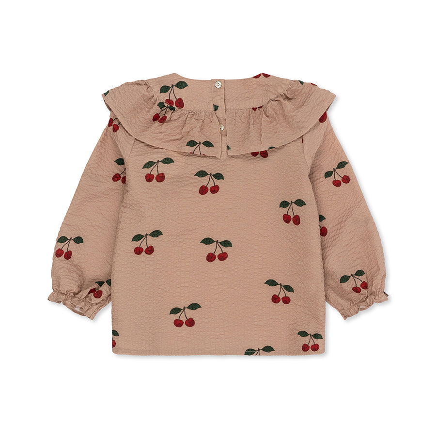 Konges Sloejd :: Lunella Blouse Ma Grande Cerise Blush