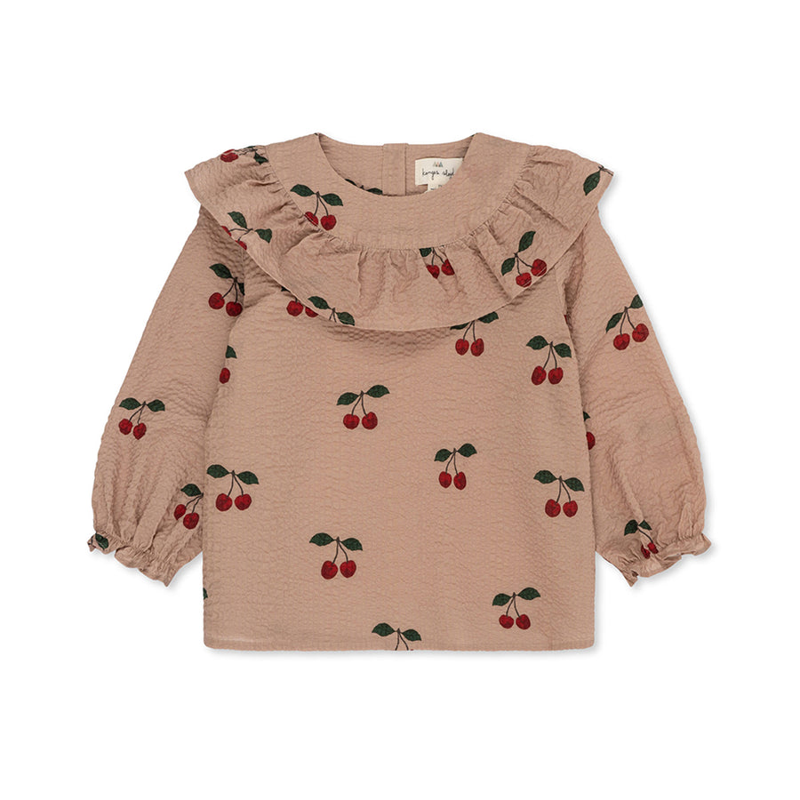 Konges Sloejd :: Lunella Blouse Ma Grande Cerise Blush