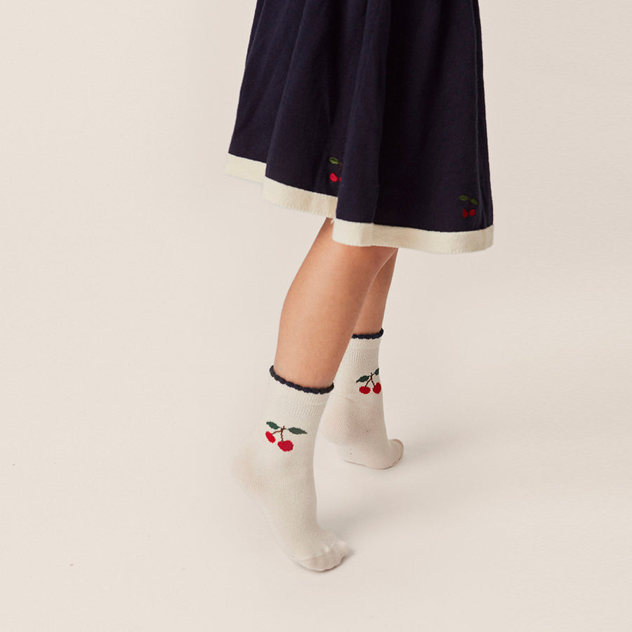 Konges Sloejd :: 2 Pack Cherry Socks Cherry Mix