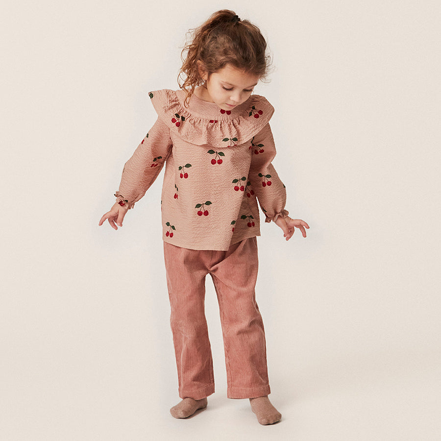 Konges Sloejd :: Lunella Blouse Ma Grande Cerise Blush