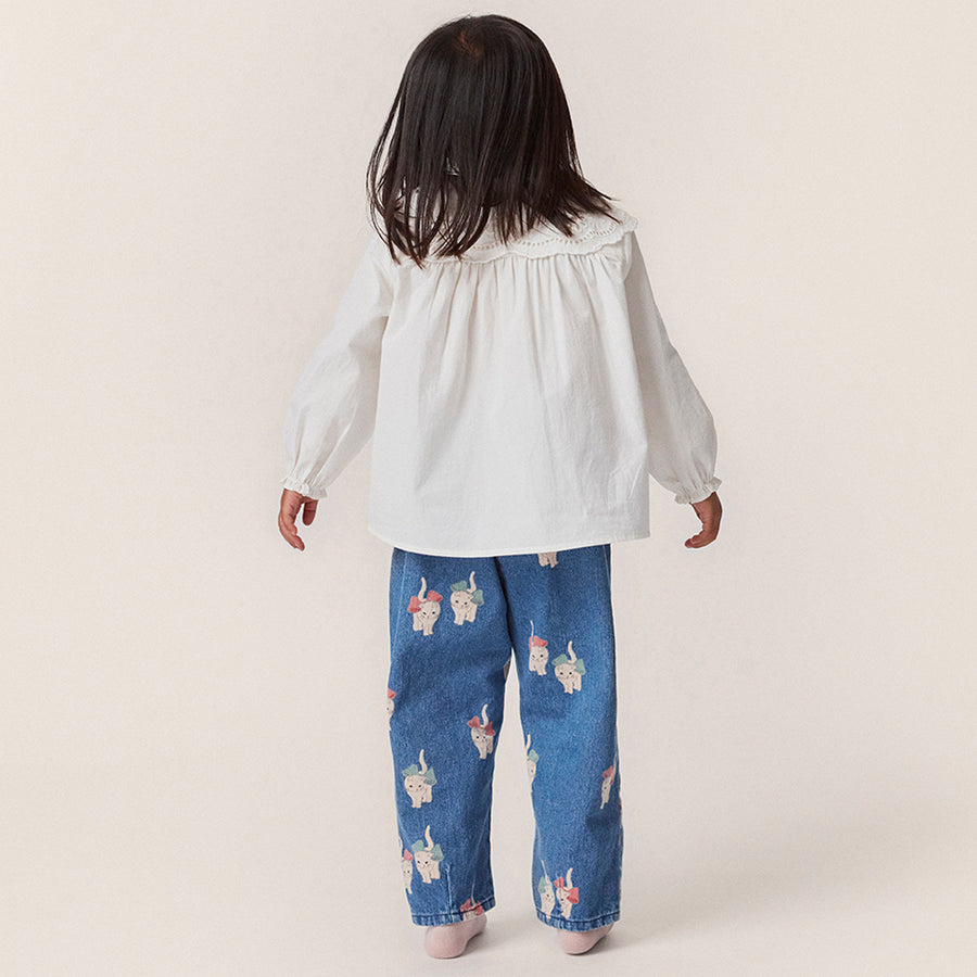Konges Sloejd :: Magot Frill Pants Kitty Bow