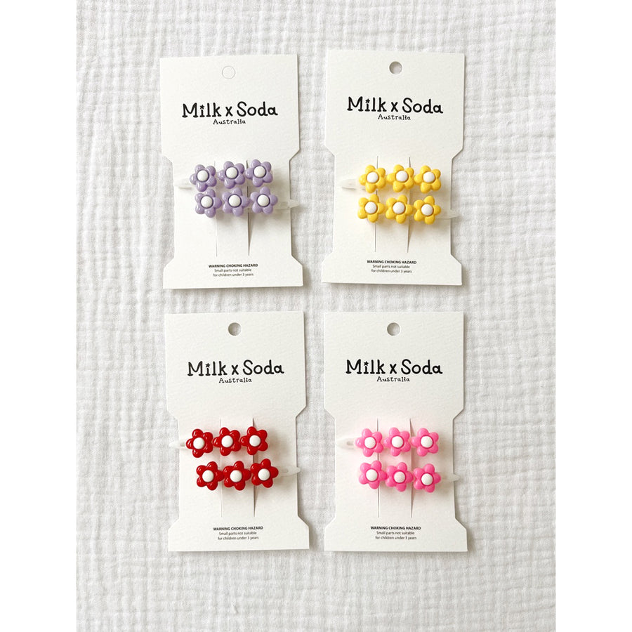 Milkxsoda :: Daisy Trio Hair Clip Yellow