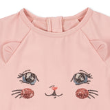 Konges Sloejd -  Kitty Onesie Grs Powder Pink