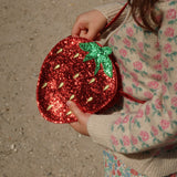 Konges Sloejd :: Tut Strawberry Shoulder Bag Barbados Cherry