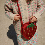 Konges Sloejd :: Tut Strawberry Shoulder Bag Barbados Cherry