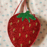 Konges Sloejd :: Tut Strawberry Shoulder Bag Barbados Cherry