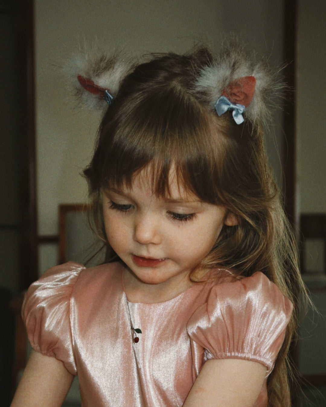 Konges Sløjd 2 Pack Kitty Furry Ear Clip - kids hair clips, view 2