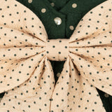 Konges Sloejd - Elin Bow Blouse Gots Dot Marseille