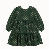 Konges Sloejd - Elin Ls Bow Dress Gots Dot Marseille