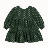 Konges Sloejd - Elin Ls Bow Dress Gots Dot Marseille