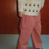 Konges Sloejd - Luc Pants Gots Milk Rouge Stripe