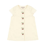 Konges Sloejd -  Evia Cherry Dress Cloud Cream