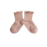 Collegien - Lili Lace Trim Ribbed Ankle Socks 331