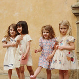 Konges Sloejd -  Evia Cherry Dress Cloud Cream