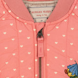 Konges Sloejd - Juno Duckling Printed Bomber Jacket Coeur Feathers