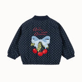 Konges Sloejd - Juno Printed Dot Bomber Jacket Dot Nuit Petite